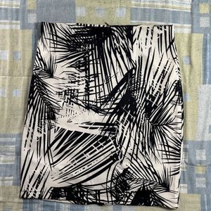 db Established 1962 Black & White Graphic Women's Casual Skirt Sz XL